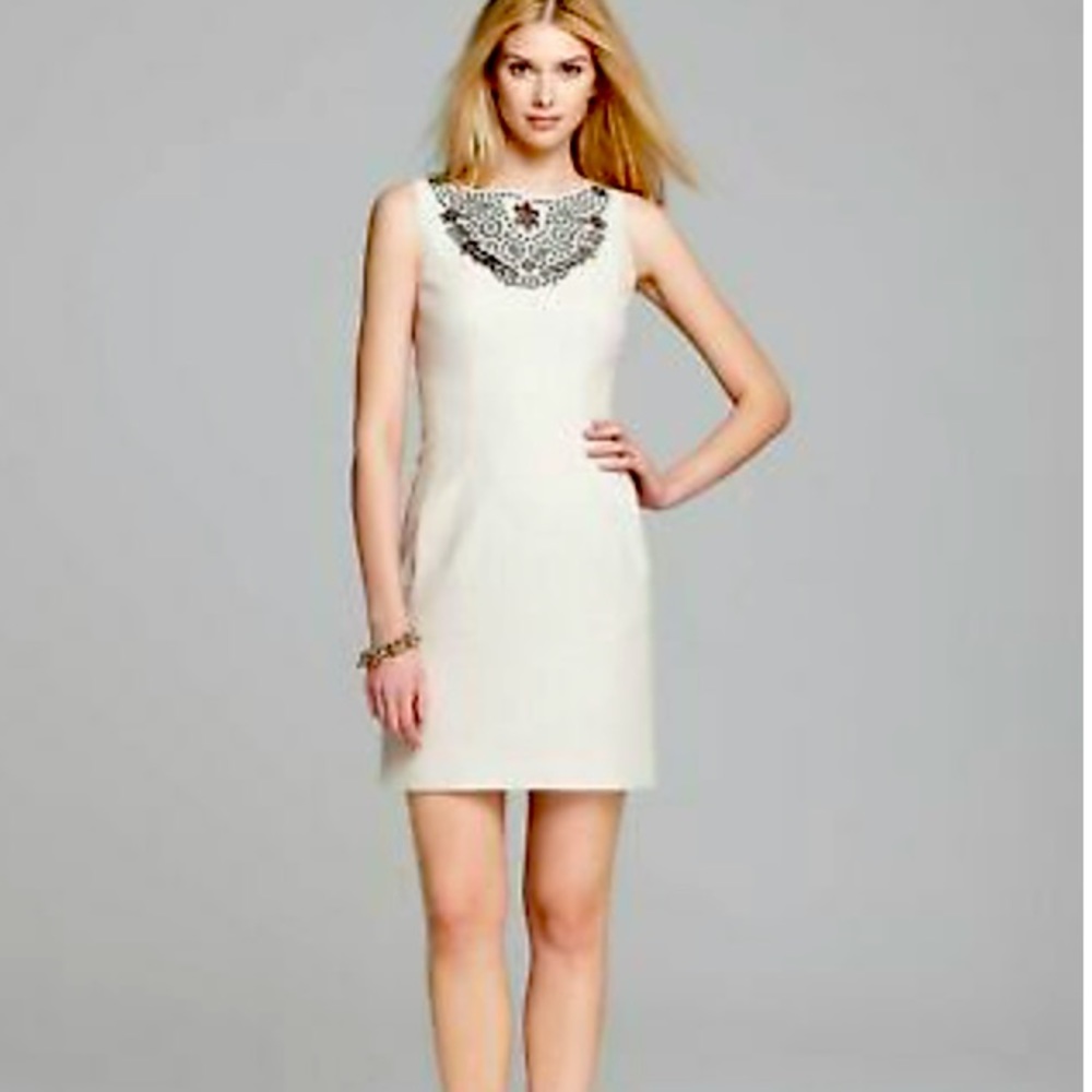 Kate Spade Linen Embroidered Dress